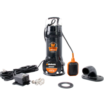 Pompa submersibila profesionala cu tocator Wolfson pentru apa murdara PWT-7500-F, 1500W, debit max 18000l/h - 2 toli