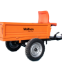 Remorca motocultor Wolfson, capacitate 500Kg, cuva basculabila 125x80x30 cm