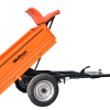 Remorca motocultor Wolfson, capacitate 500Kg, cuva basculabila 125x80x30 cm