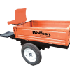 Remorca motocultor Wolfson, capacitate 500Kg, cuva basculabila 125x80x30 cm
