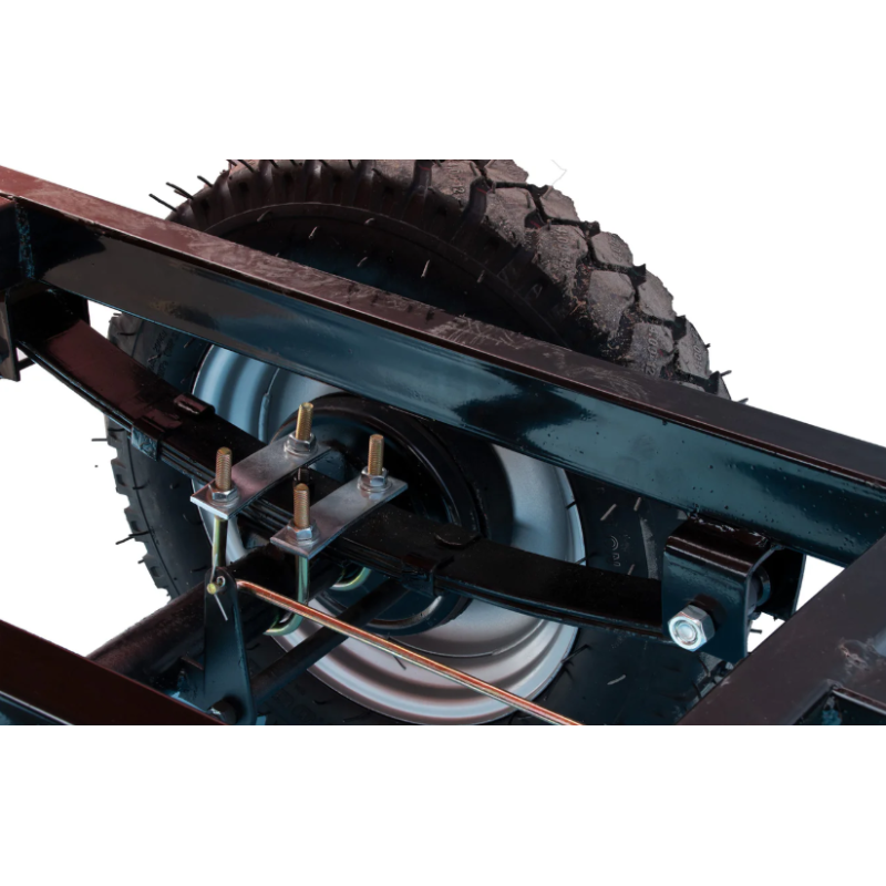 Remorca motocultor Wolfson, capacitate 500Kg, cuva basculabila 125x80x30 cm