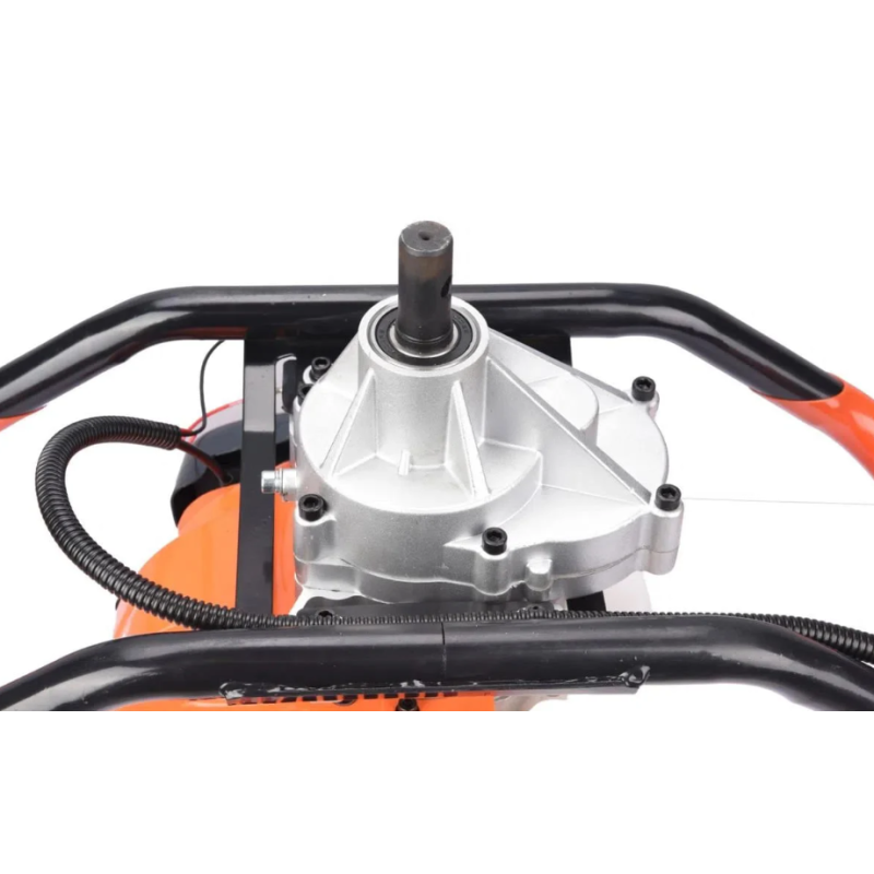 Motoburghiu foreza de pamant WOLFSON STB-52, 1470W, 52cc, include 3 burghie 100,150,200mm + 3 ulei 0.1L