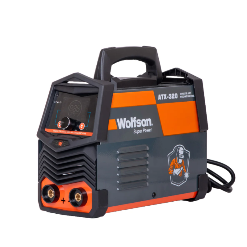 Aparat de sudura cu electrod Wolfson ATX-320 cu Inverter 2 in 1 MMA si LIFT-TIG, 140Ah + Masca de sudura automata, coltare magnetice de sudura