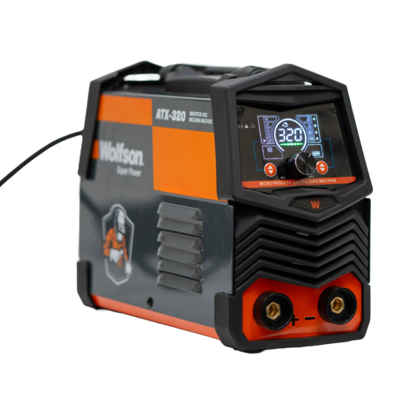 Aparat de sudura cu electrod Wolfson ATX-320 cu Inverter 2 in 1 MMA si LIFT-TIG, 140Ah + Masca de sudura automata, coltare magnetice de sudura