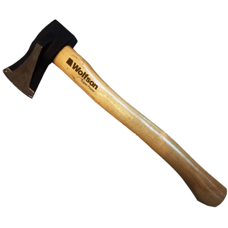 Topor pentru despicat Wolfson, model japonez, 2000g, 800mm, cu maner din lemn