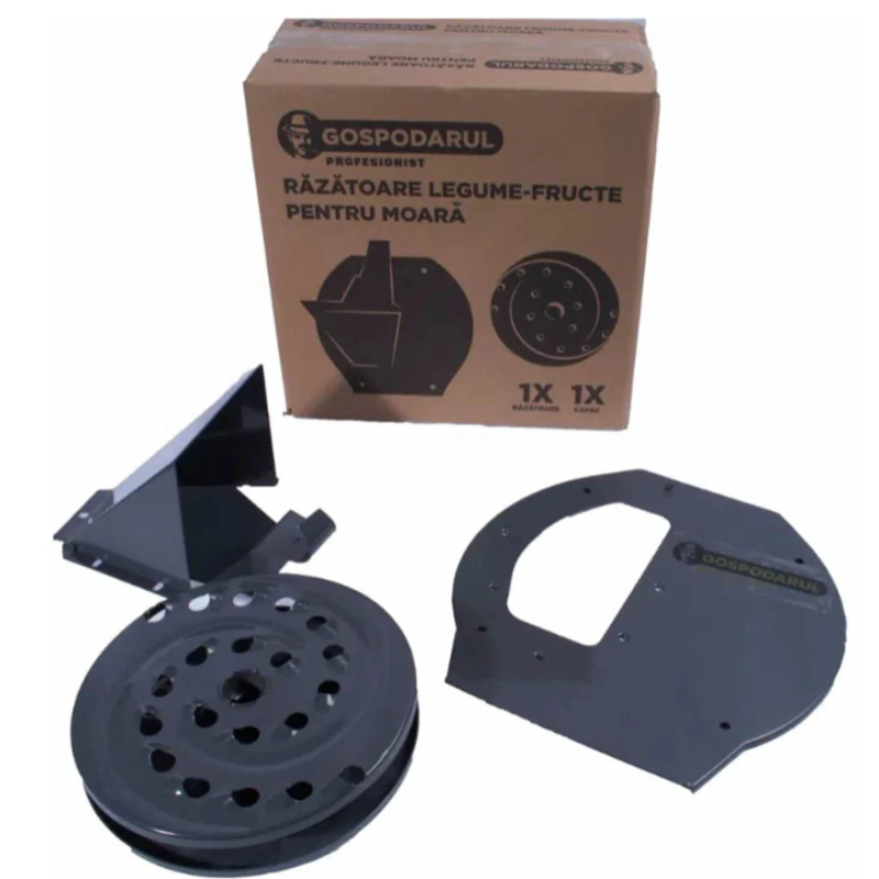 Moara pentru cereale Wolfson cu suport metalic - 2in1, 2700W, 200kg/h + accesoriu furaje, fructe si legume