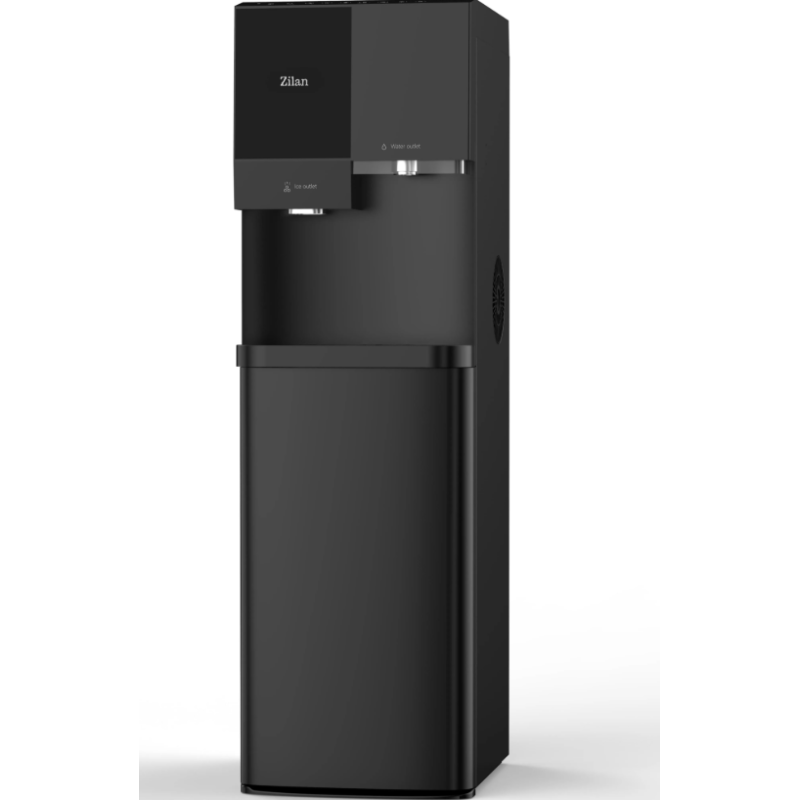 Dozator de apa digital cu generator gheata Zilan ZLN4680, Functie 4 in 1, Compatibil bidoane 11-19L, Rezervor interior din Inox, Silentios