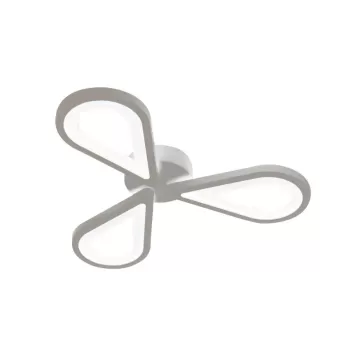 Lustra LED AURALIUS 18W, 3 Petale, lumina Neutra, 4000K, Alb