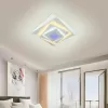 Lustra LED NIVARA RGB 3D 20W, lumina Rece/Calda/Neutra, Alb