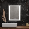 Oglinda LED Rectangulara, 60x80cm, Edge LUMINOUS Touch, Sistem Dezaburire, Dimabila