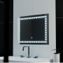 Oglinda LED Rectangulara, 80x60cm, Grid Light Basic Touch