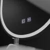 Oglinda LED Ovala, 60x80cm, Velara Touch, Sistem Dezaburire, Dimabila