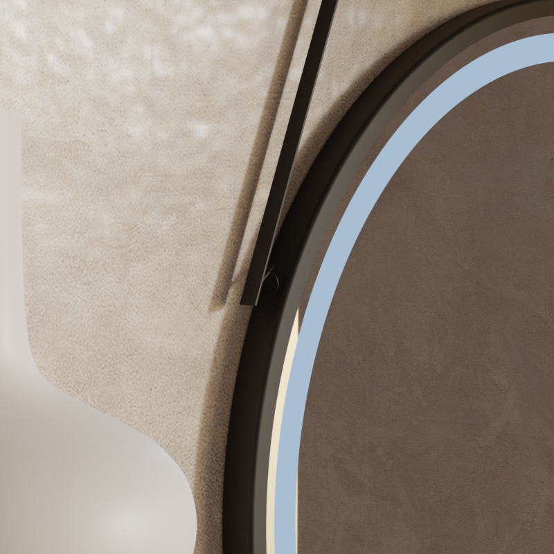 Oglinda LED Rotunda, 60cm, Basic Touch