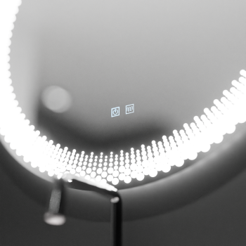 Oglinda LED Rotunda 70cm, Stellaire Touch, Sistem Dezaburire, Dimabila