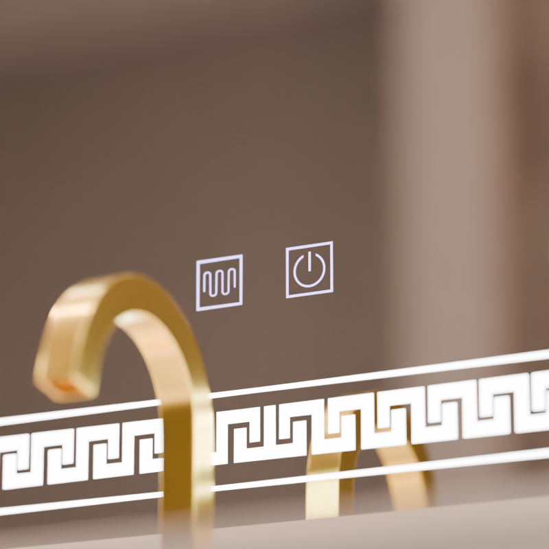 Oglinda LED Rentagulara, 60x80cm, Touch Vivido , Sistem Dezaburire,Dimabila