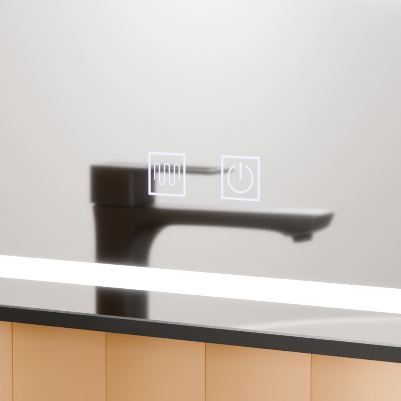 Oglinda LED Rectangulara, 45x60cm, Taglio Touch, Sistem Dezaburire