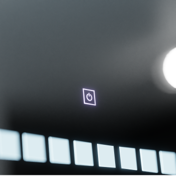 Oglinda LED Rectangulara, 80x60cm, Grid Light Basic Touch