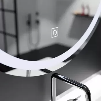 Oglinda LED Rotunda, 70cm, Basic Touch