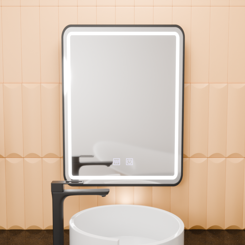 Oglinda LED Rectangulara, 45x60cm, Taglio Touch, Sistem Dezaburire