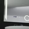 Oglinda LED Rectangulara, 60x80cm, Precision MotionGlow Marcello, Sistem Dezaburire, Ceas & Termometru, Lupa Cosmetica, Dimabila