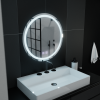 Oglinda LED Rotunda 50cm Lucea Touch Sistem Dezaburire