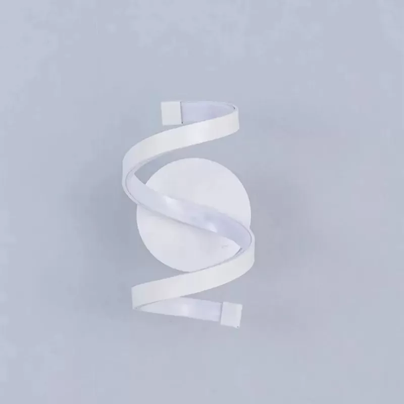 Aplica LED Ceren 24W, Silicon si Metal, Alb