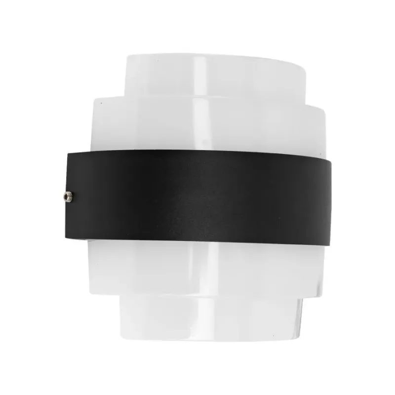 Aplica LED de Exterior Meras, 12W, Negru, 3000K, Fantas