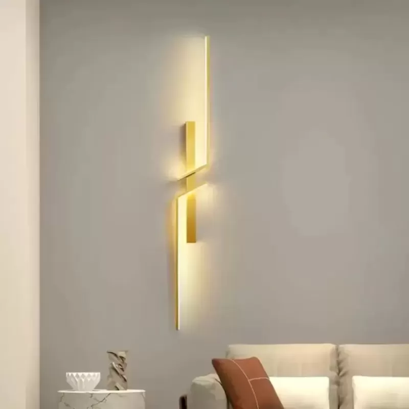 Aplica LED Gavin 18W Alb Auriu