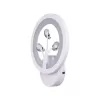 Aplica LED DAISY, 13W, Lumina Rece/Calda/Neutra, Alb cu Cristal