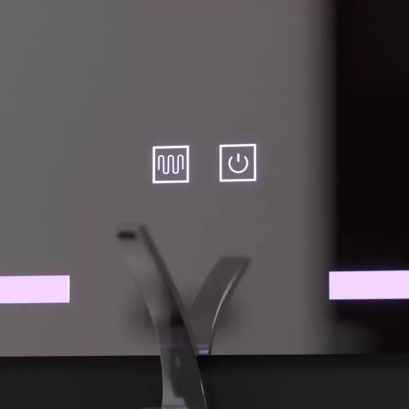 Oglinda LED Rectangulara 60x80cm, Touch Vesta, Sistem Dezaburire, Dimabila