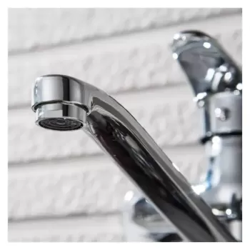 Baterie Bucatarie cu Pipa Rotativa, Aliaj, Crom, PM025