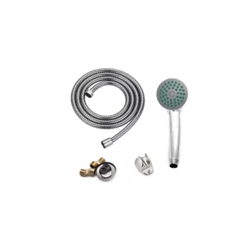 Baterie Cada Crom Lucios - Set Complet cu Pipa Pivotanta de 25cm, Para, Furtun si Excentrice Incluse