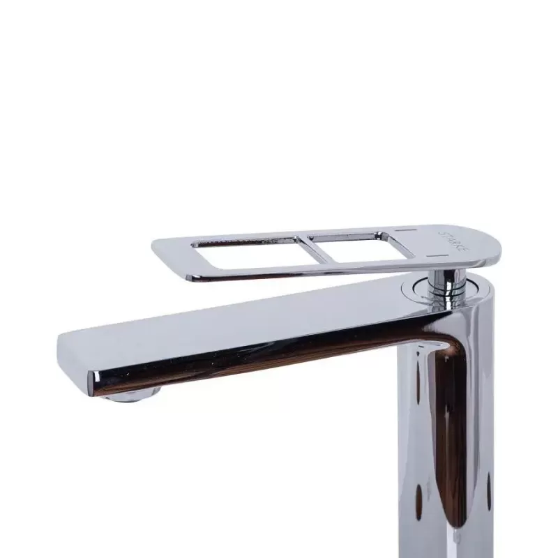 Baterie Lavoar Monocomanda Cartus Ceramic Alama Sanitara Crom Lucios Racorduri si Kit Fixare Incluse 9707