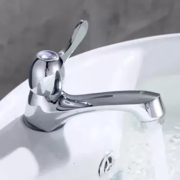 Baterie Lavoar Fluture Apa Rece Crom