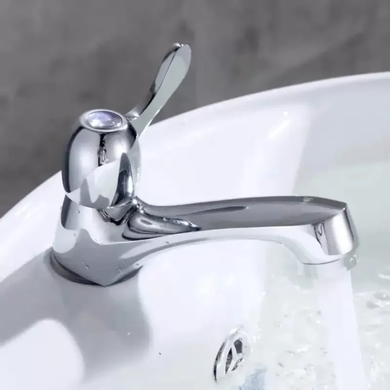 Baterie Lavoar Fluture Apa Rece Crom