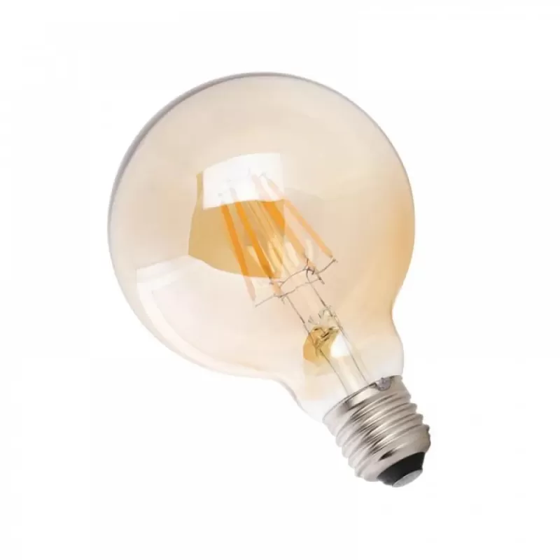 Bec cu Filament G125, E27, 4W, Lumina Calda