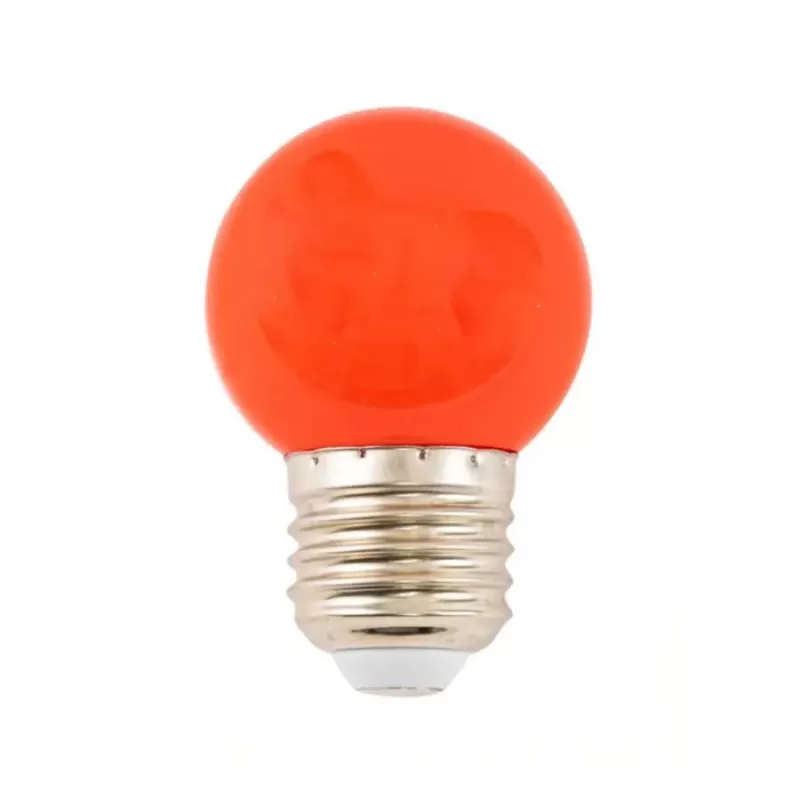 Bec LED, E27, 2W, Rosu