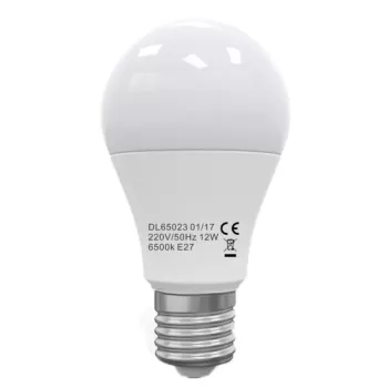 Bec LED E27 A60 12W=100W 6400K