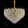Candelabru Cristal Bamsi 10x E27 Diametru 60cm Auriu