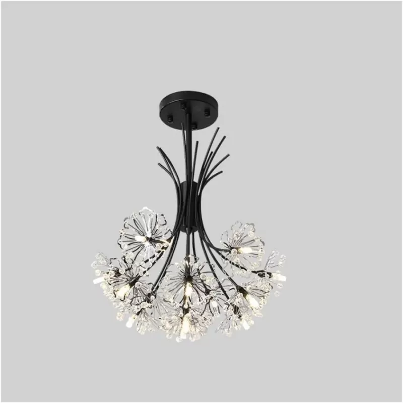 Candelabru Cristal PETERHOF Eleganza, 13x G4, Diametru 49cm, 18XG4, Negru