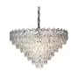 Candelabru Cristal WINDSOR Supremo 16xE27, Diametru 80cm, Crom Lucios, Inaltime Reglabila