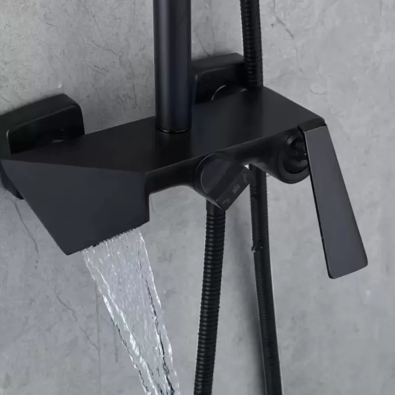 Coloana Dus, Alama Sanitara, Negru, 6720H