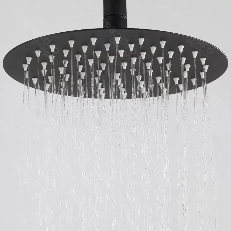 Coloana Dus, Inox SUS304, Negru, HS005