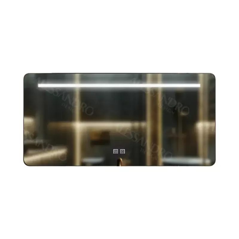 Oglinda LED Rectangulara, 110x65cm, Touch Estassia Marcello, Sistem dezaburire, Dimabila