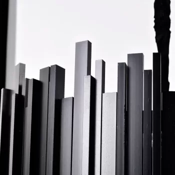 Candelabru Cristal BLOIS Eleganza 8xE14, Diametru 49cm, Negru, Inaltime Reglabila