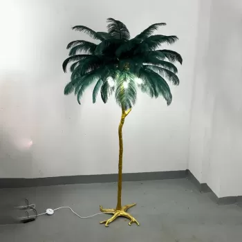 Lampadar Pene Politis 1x E27 170cm Verde Inchis