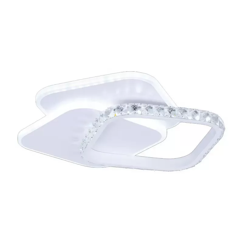 Lustra LED cu cristal ANASTASIA 17W, Diametru 30cm, lumina Rece/Calda/Neutra, Alb