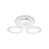 Lustra LED MARA 24W, 3 Cercuri, lumina Neutra, Alb