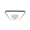 Lustra LED cu telecomanda ANKA 106W, lumina Calda/Neutra, Dimabila, Negru