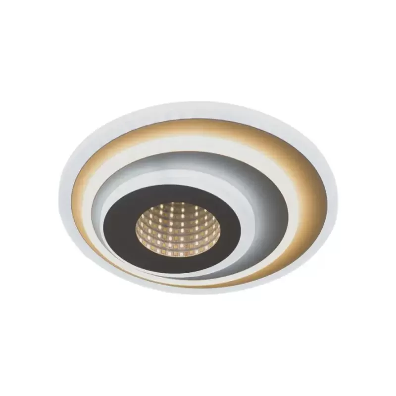 Lustra LED NEXA ROTUND 3D 17W, lumina Rece/Calda/Neutra, Alb